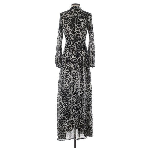 Michael Kors Python Print Sheer Flowy Dress Size Small - Picture 2 of 16